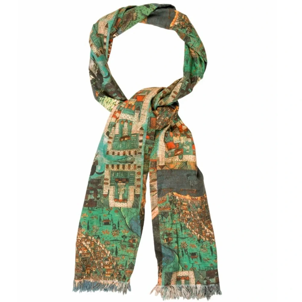PAUL SMITH Multicolor Fringe Scarf WPS0704-ID